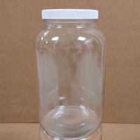 1 Gallon Clear Glass Jar with Lid