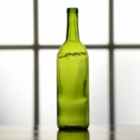 750 ml Emerald Green Bordeaux Bottle, Case of 12