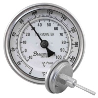 1/2 inch MPT Dial Thermometer for Kettles